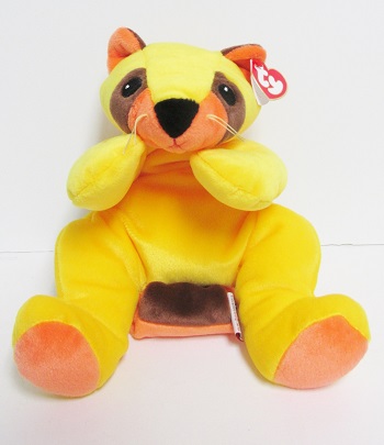 Rusty, the Yellow Raccoon - Pillow Pal (click on picture for full description)